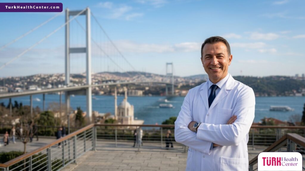 جراح تجميل محترف أمام جسر البوسفور في إسطنبول، الوجهة الأفضل لمعرفة تكلفة شد عضلات البطن وإجرائها.
