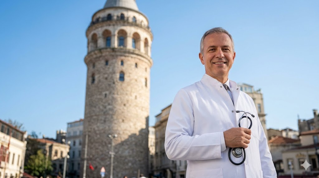  طبيب عيون متميز أمام برج غالاتا في إسطنبول يمثل الجودة الطبية مقابل سعر زراعة الحلقات للقرنية في تركيا.