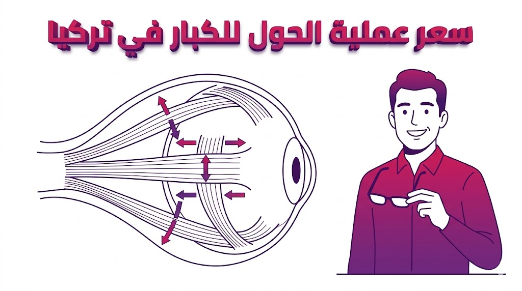  مخطط تشريحي يوضح تقنيات شد عضلات العين وتكلفة سعر عملية الحول للكبار في تركيا بطريقة علمية.