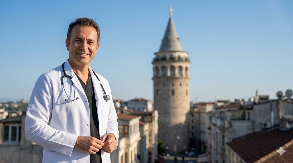  طبيب عيون متميز أمام برج غالاتا في اسطنبول يقدم استشارات حول سعر عملية الليزك السطحي في تركيا.