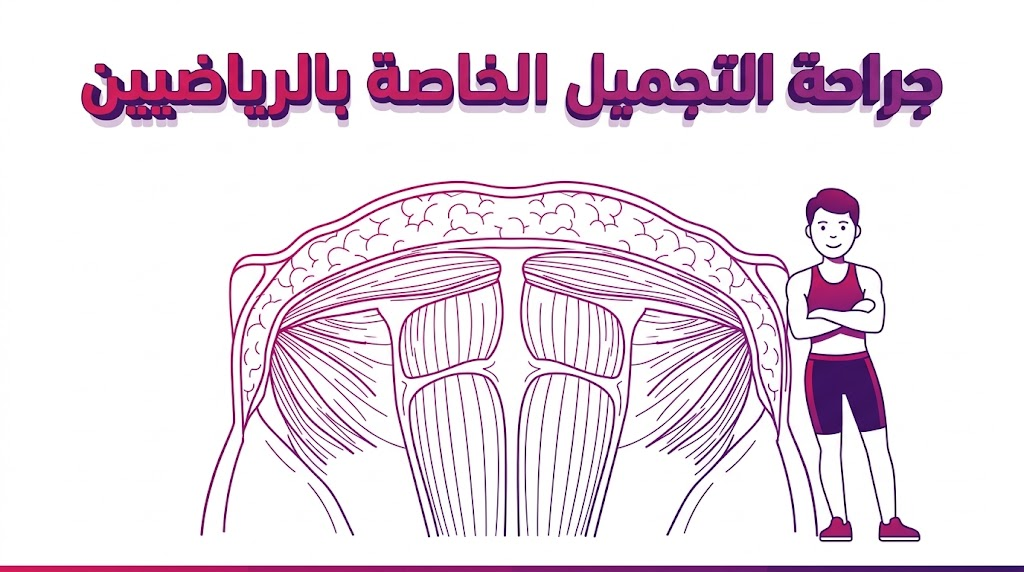  مخطط تشريحي تعليمي يوضح العلم الكامن وراء جراحة التجميل الخاصة بالرياضيين لنحت العضلات.