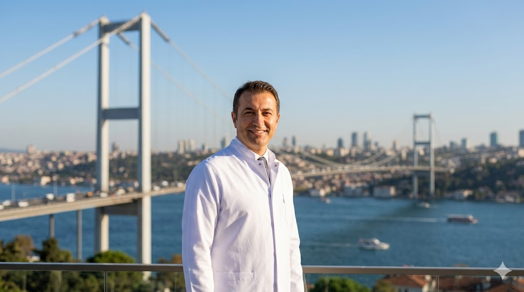  طبيب تجميل متميز أمام جسر البوسفور في إسطنبول يمثل وجهة رائدة لمناقشة أسباب اللجوء للجراحة التجميلية.