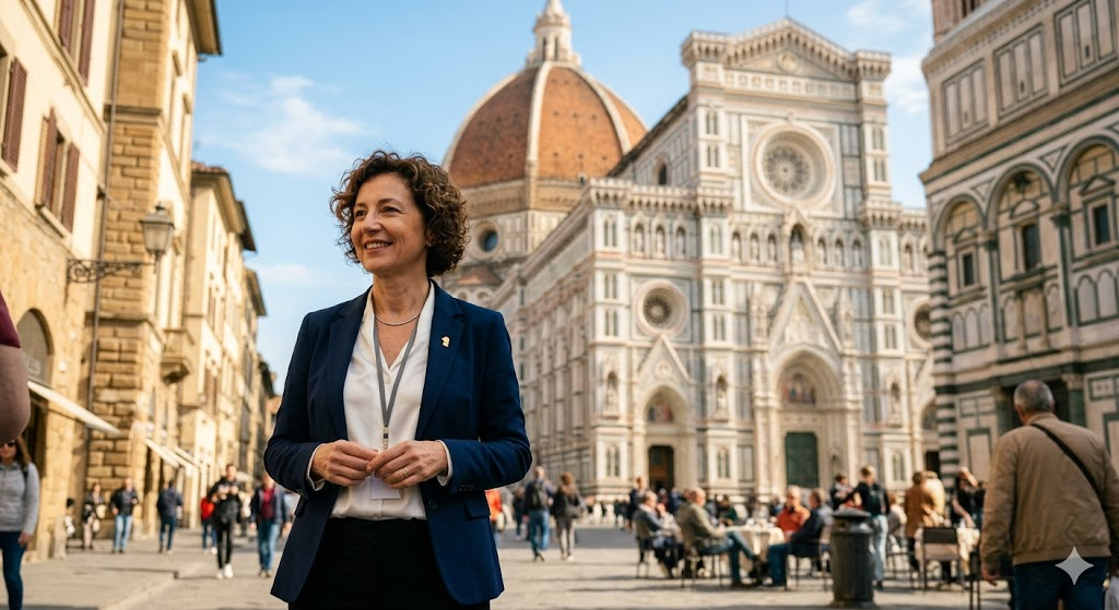 طبيب متخصص في تركيا يوضح الفرق بين البيركوتان والخلايا الجذعية أمام معلم آيا صوفيا.