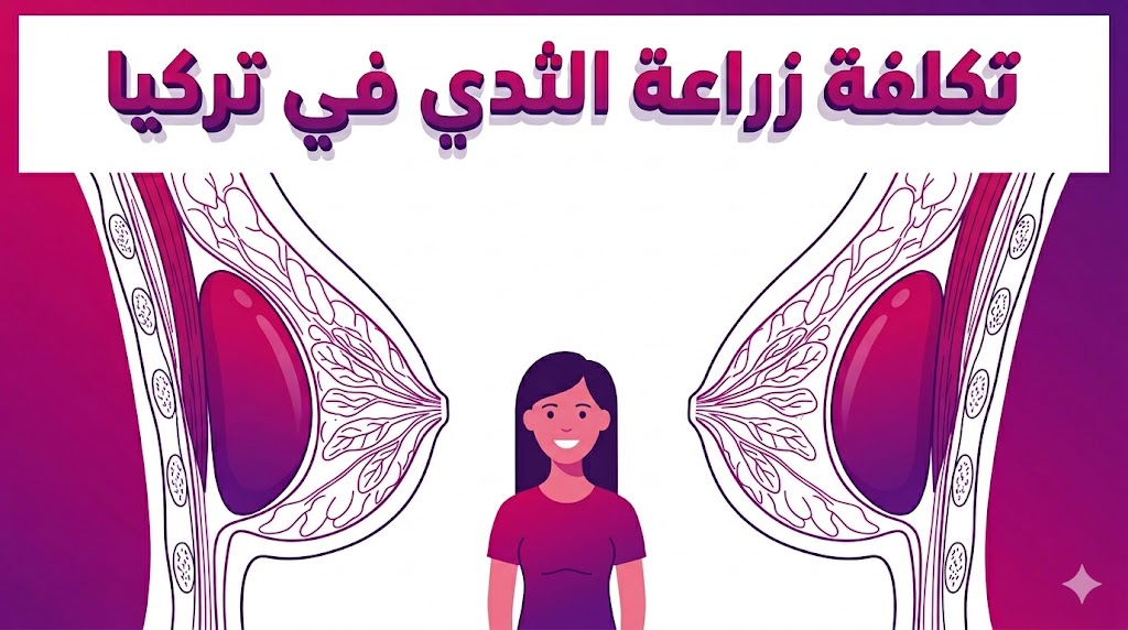 إنفوجرافيك طبي يشرح المواقع التشريحية للغرسات وتفاصيل تقنية حول تكلفة زراعة الثدي في تركيا.