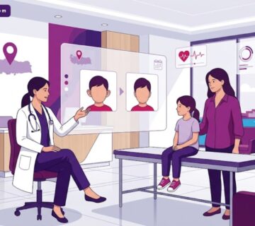 رسوم توضيحية لعيادة طبية فاخرة في تركيا تشرح عملية تجميل الأذن للأطفال في تركيا 