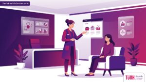 توضيح لعيادة تجميل حديثة تقدم استشارات حول تقنية التقشير الأصفر للتفتيح في تركيا 