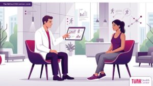 رسوم توضيحية لعيادة تجميل فخمة تشرح إجراءات جراحة التجميل الخاصة بالرياضيين للمرضى 