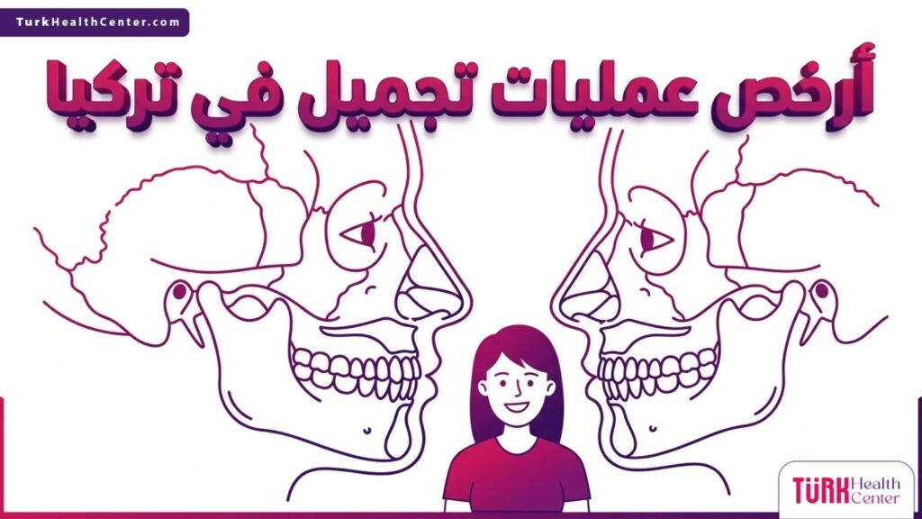 إنفوجرافيك طبي دقيق يوضح التشريح الهيكلي لعمليات التجميل الشائعة عند البحث عن أرخص عمليات تجميل في تركيا.