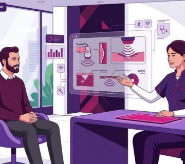 توضيح مرئي حديث لعيادة طبية راقية تناقش تقنيات جراحة الترميم بالموجات فوق الصوتية بدقة عالية 