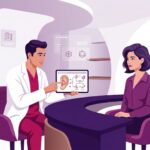 رسوم توضيحية لعيادة طبية حديثة تشرح تكلفة جراحة تصغير الأذن في تركيا للمريض