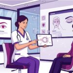 التوضيح الطبي المتطور لخطوات ومميزات قص الجفون في تركيا داخل عيادة تركية فخمة 