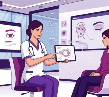 التوضيح الطبي المتطور لخطوات ومميزات قص الجفون في تركيا داخل عيادة تركية فخمة 